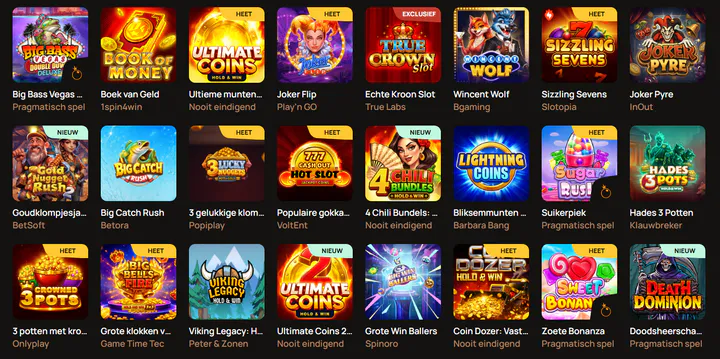 ritzo casino alle spellen